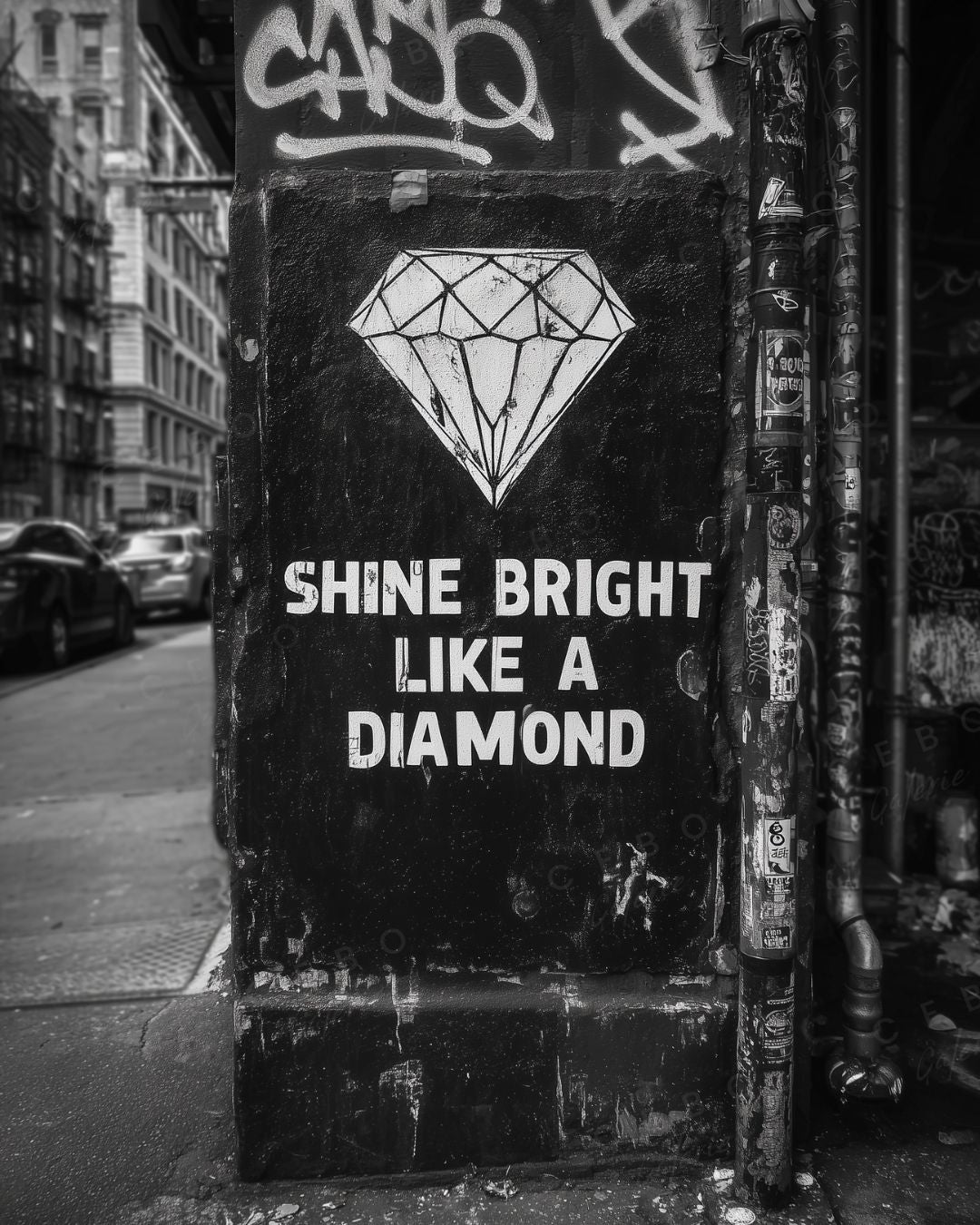 Affiche Shine Bright Like a Diamond