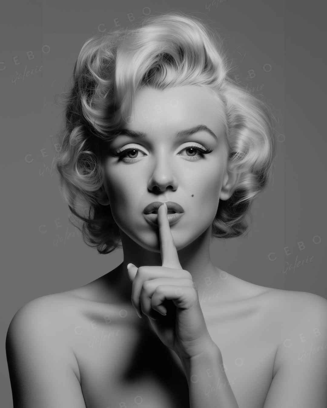 Silent Marilyn Gemälde – Unikat