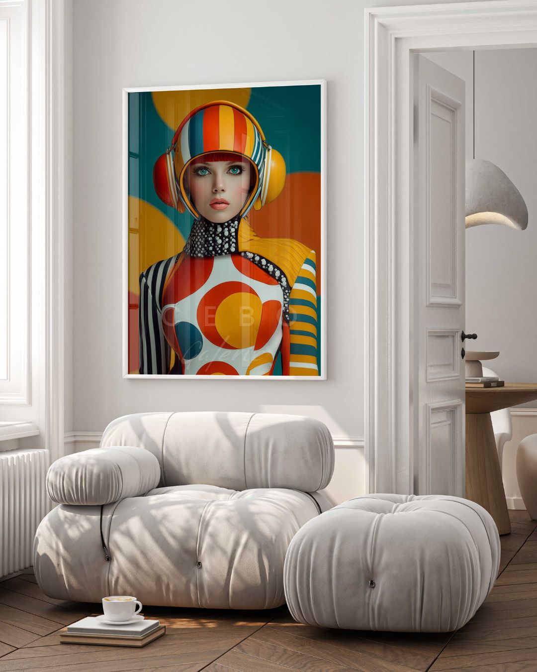 Affiche Sixties Futuriste