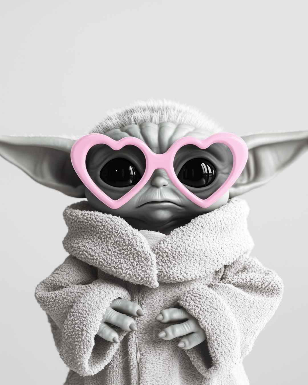 Affiche Cœur de Baby Yoda