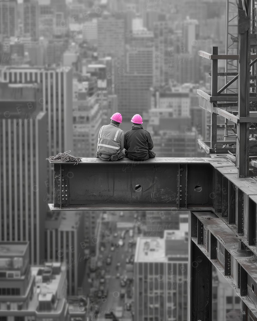 Affiche Steel et Pink