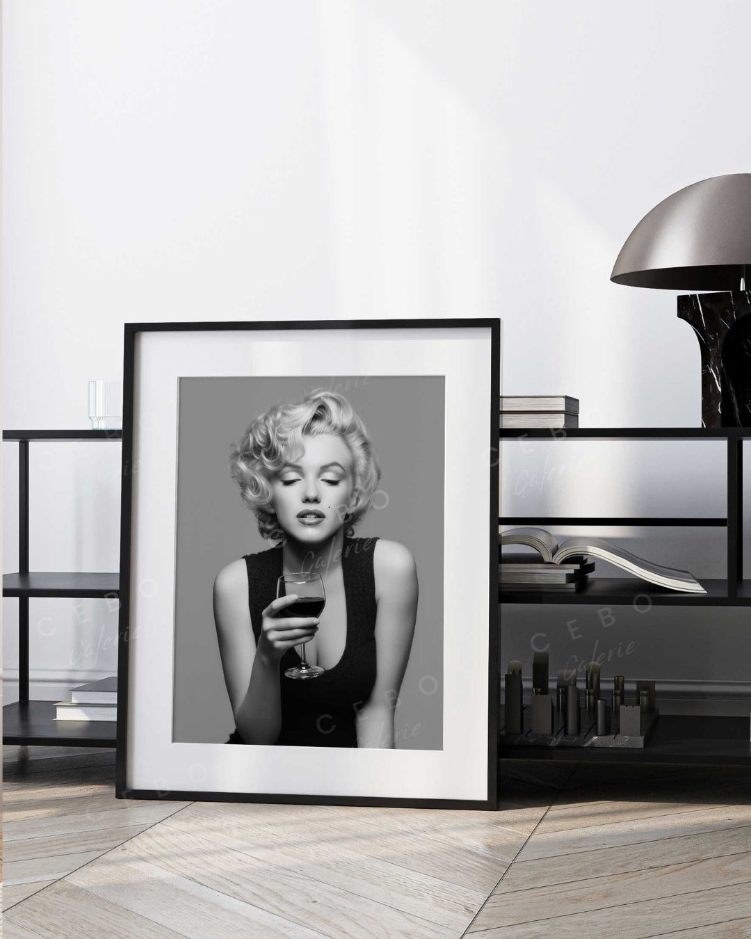 Kunstdruck „Wine and Marilyn“