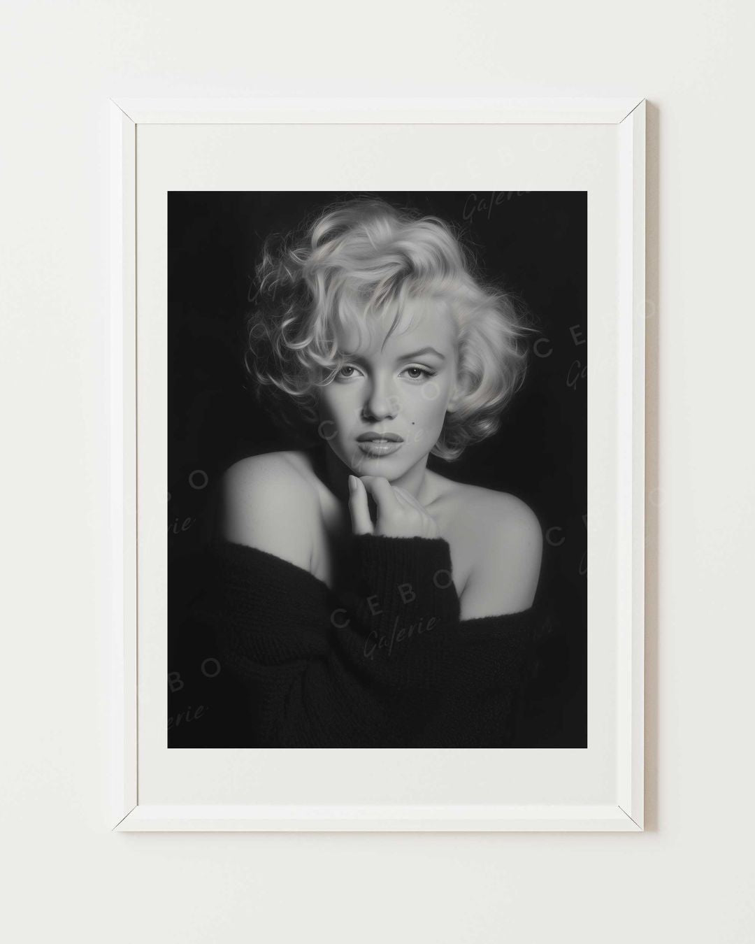 Marilyn's Gaze Poster