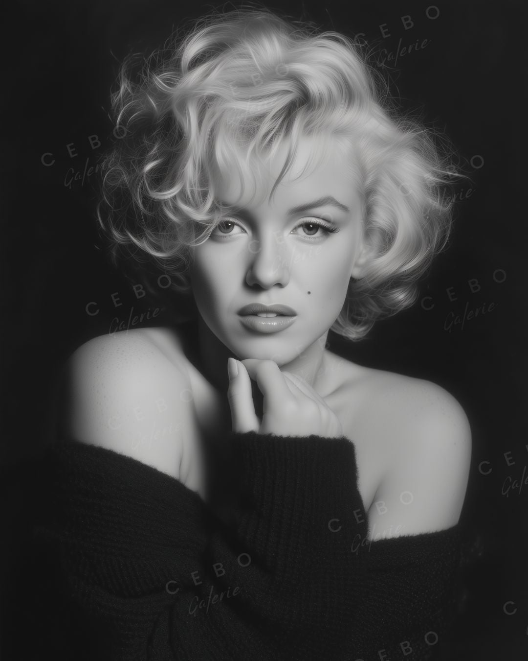 Marilyn's Gaze Poster
