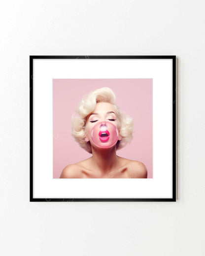 Cadre Bulles de Marilyn