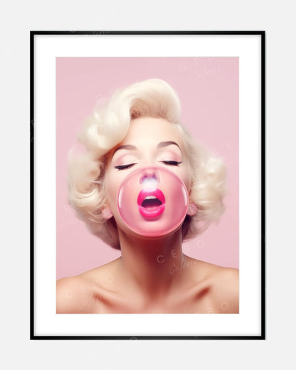 Cadre Bulles de Marilyn