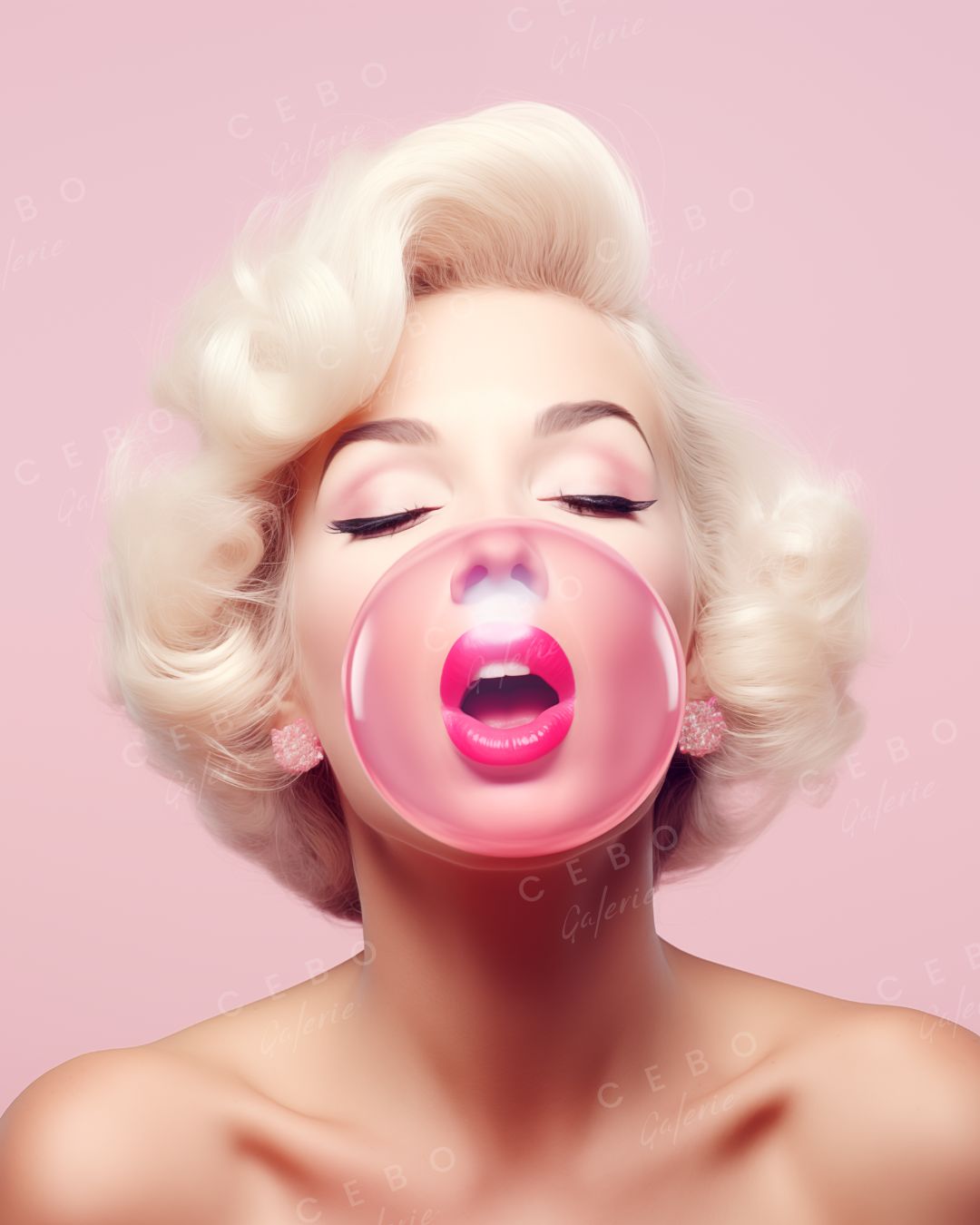 Cadre Bulles de Marilyn
