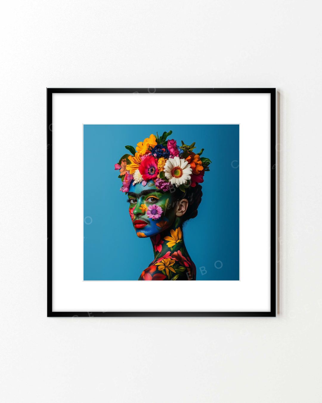 Cadre Fleurs de Frida