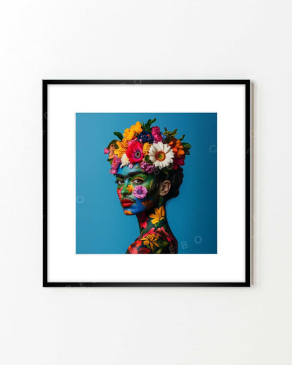 Cadre Fleurs de Frida