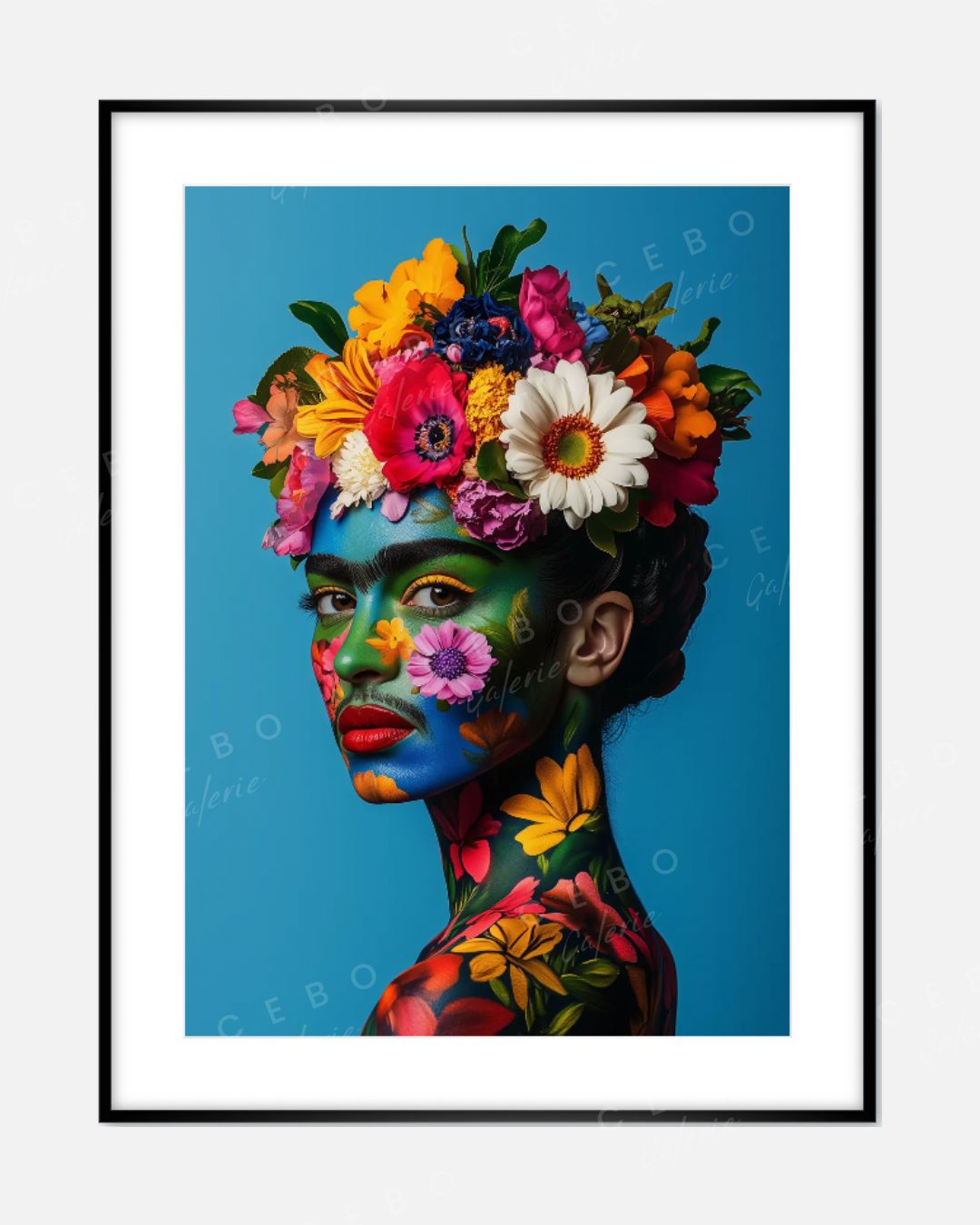 Cadre Fleurs de Frida
