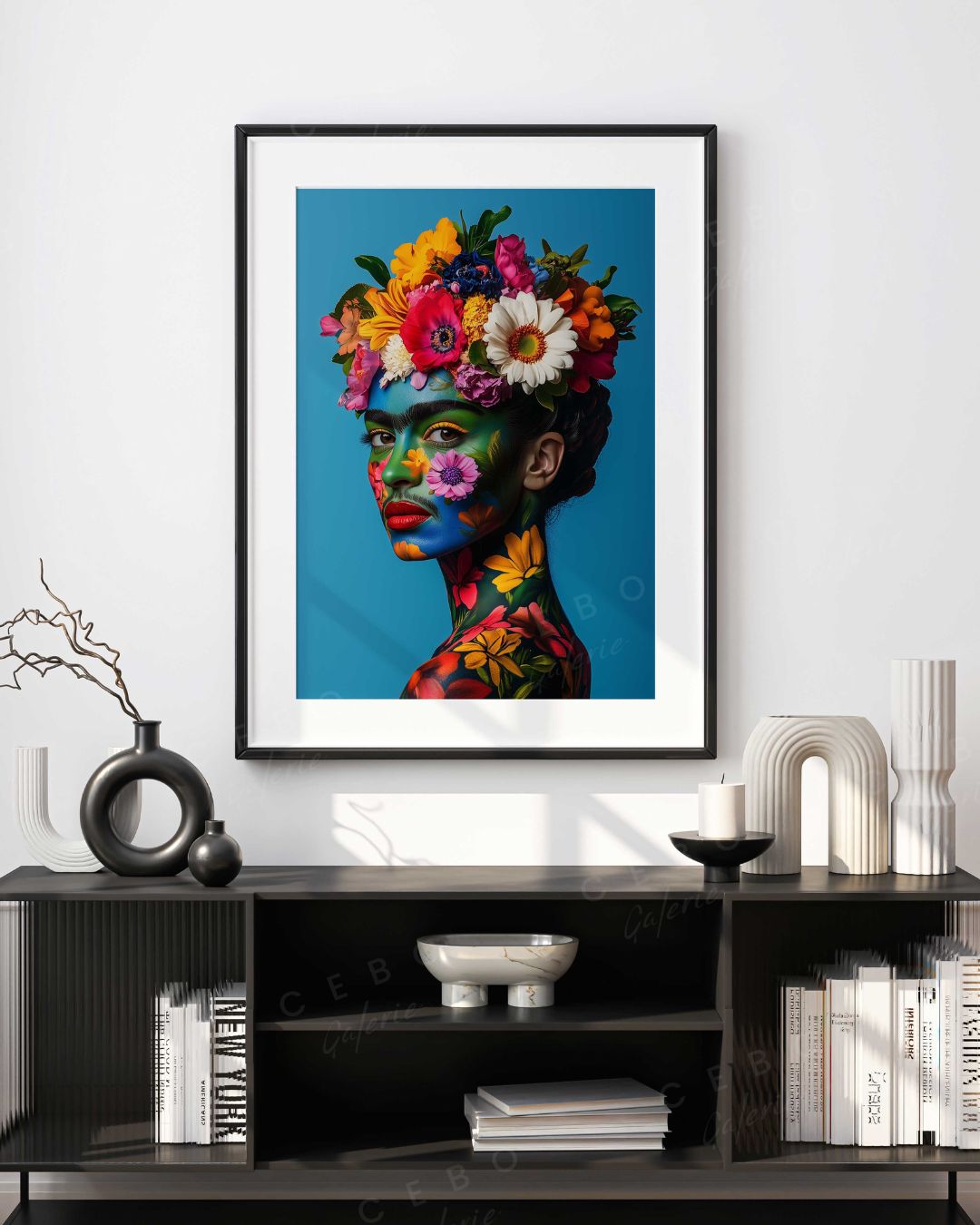 Cadre Fleurs de Frida