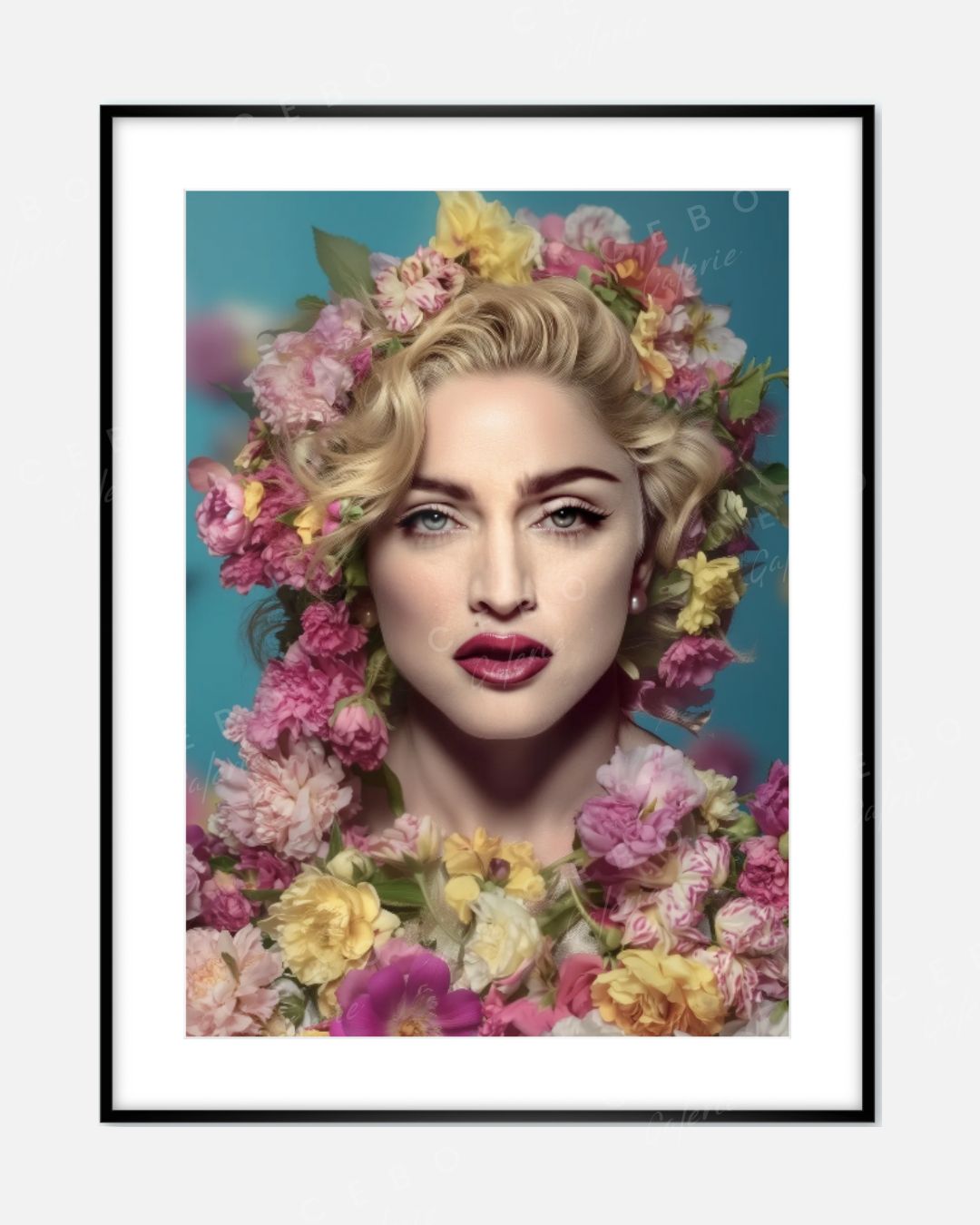 Cadre Fleurs de Madonna