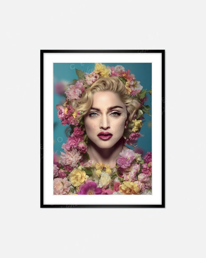 Cadre Fleurs de Madonna