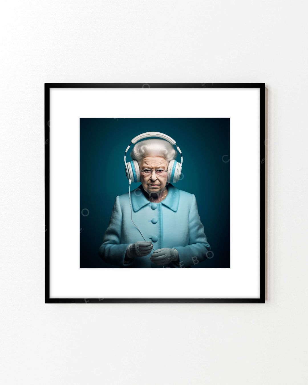 Cadre Hommage to the Queen