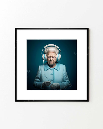 Cadre Hommage to the Queen