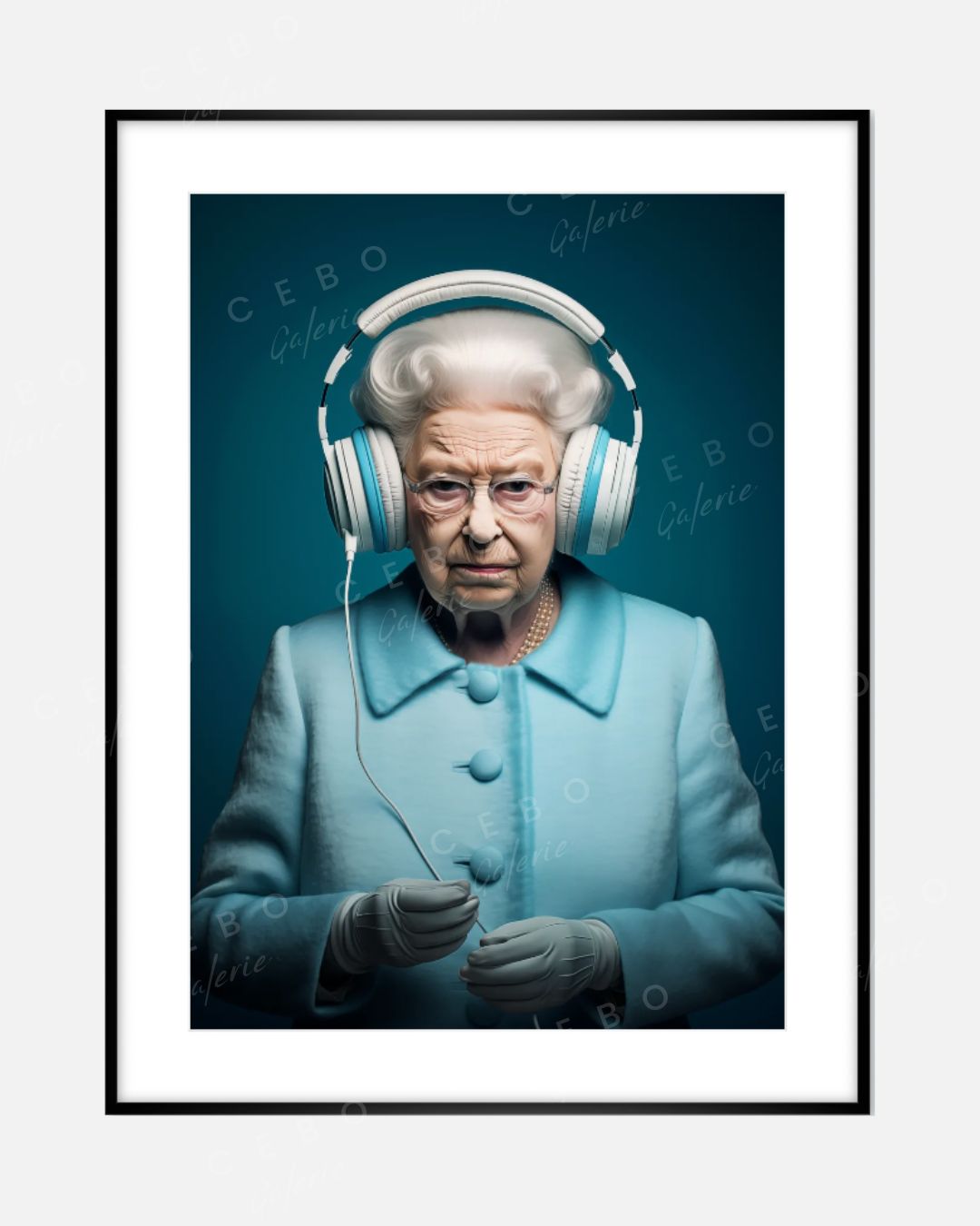 Cadre Hommage to the Queen