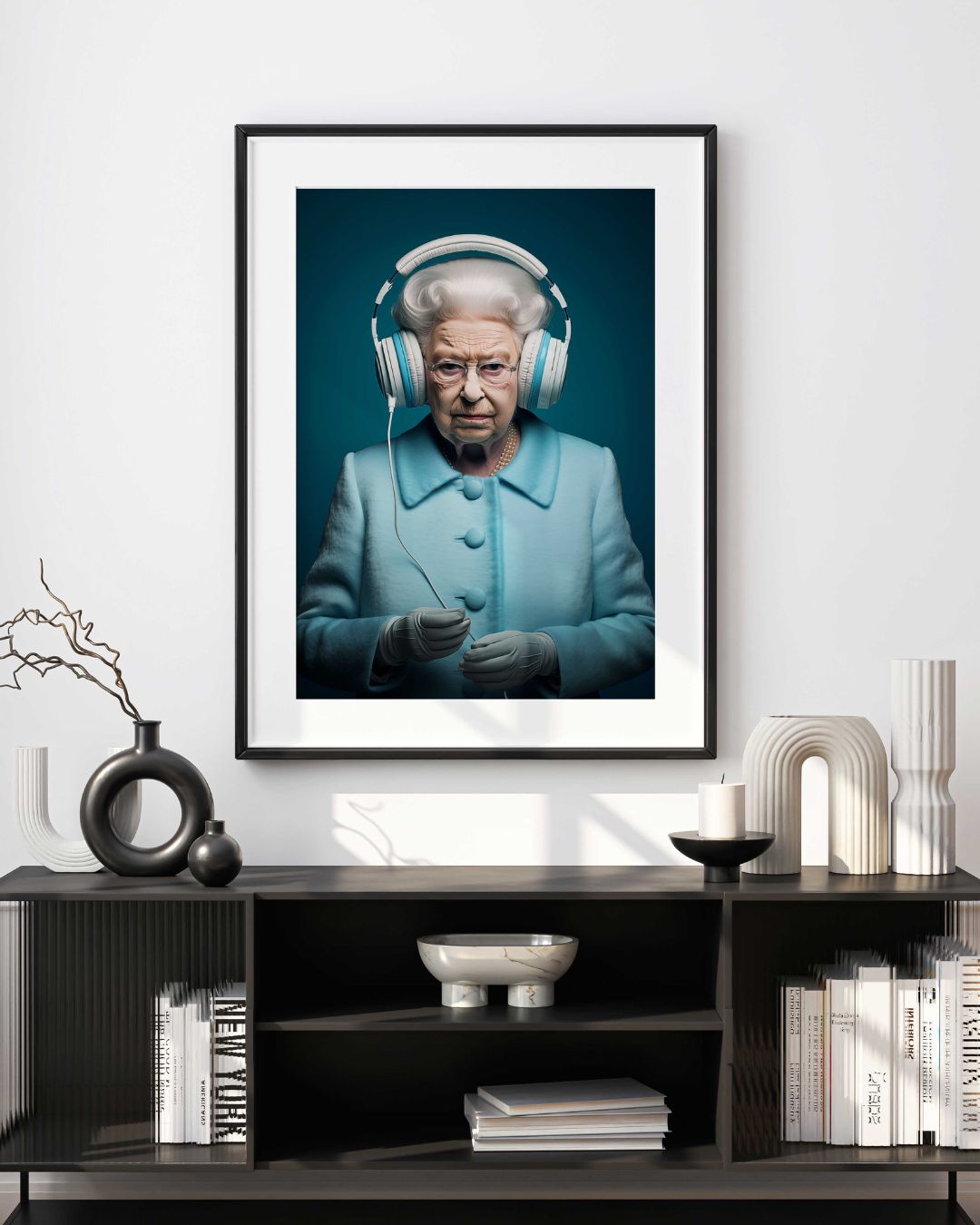 Cadre Hommage to the Queen