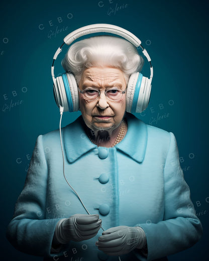 Cadre Hommage to the Queen