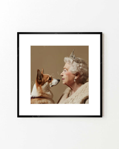 The Queen's Corgi Frame