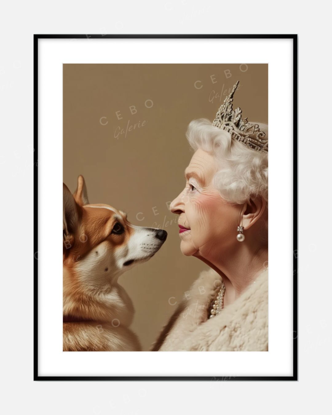 The Queen's Corgi Frame