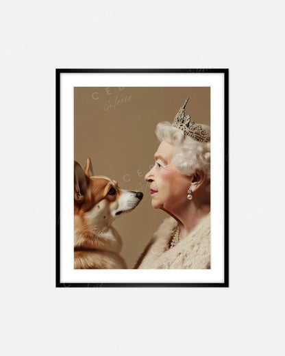 The Queen's Corgi Frame