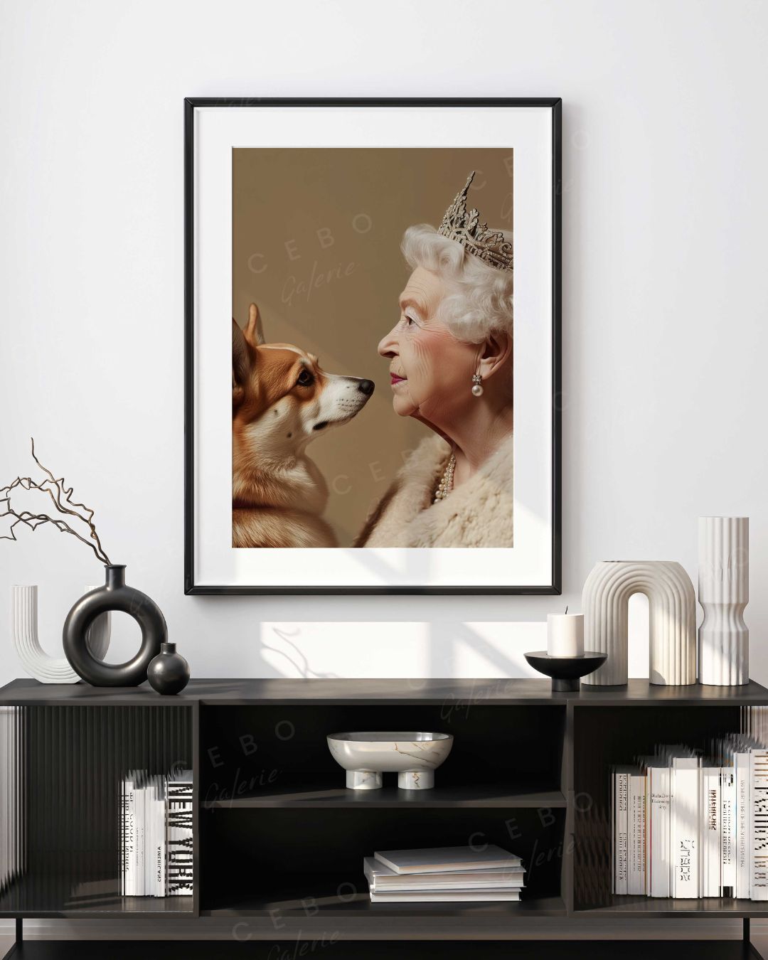 The Queen's Corgi Frame