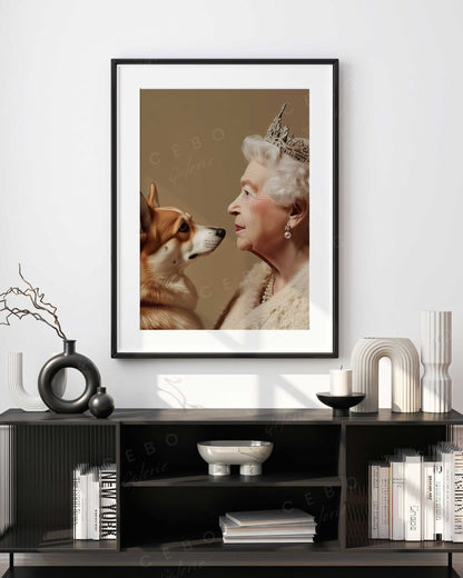 The Queen's Corgi Frame