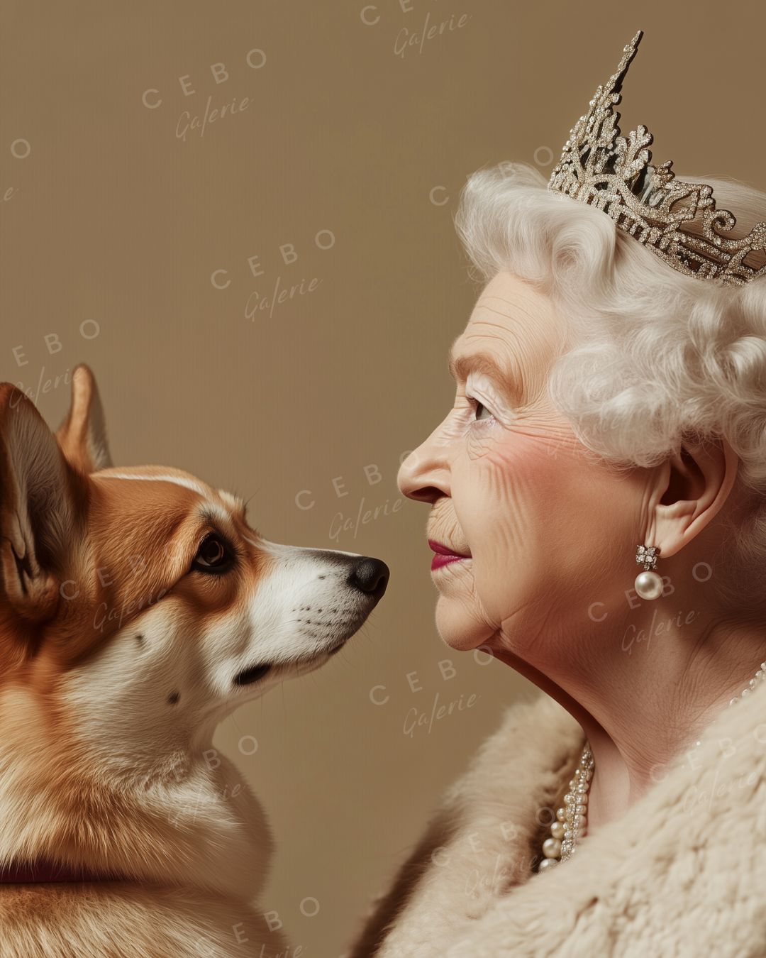 The Queen's Corgi Frame