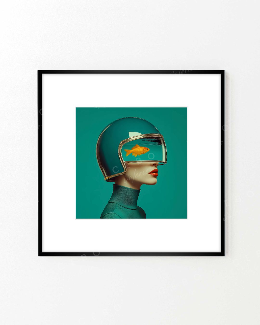 Cadre Muse Aquatique