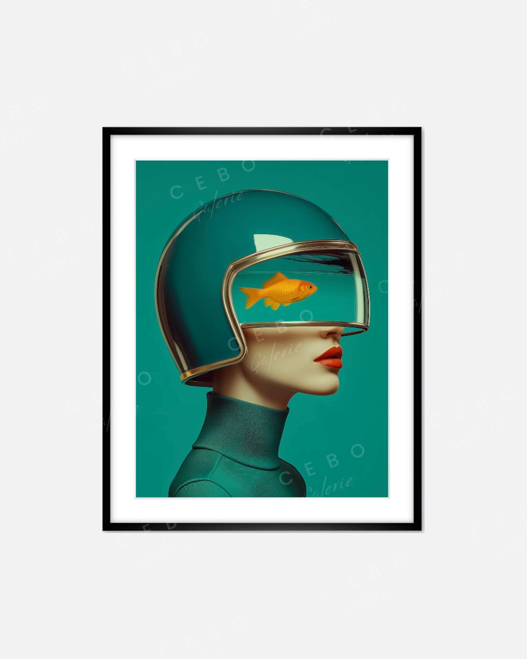 Cadre Muse Aquatique