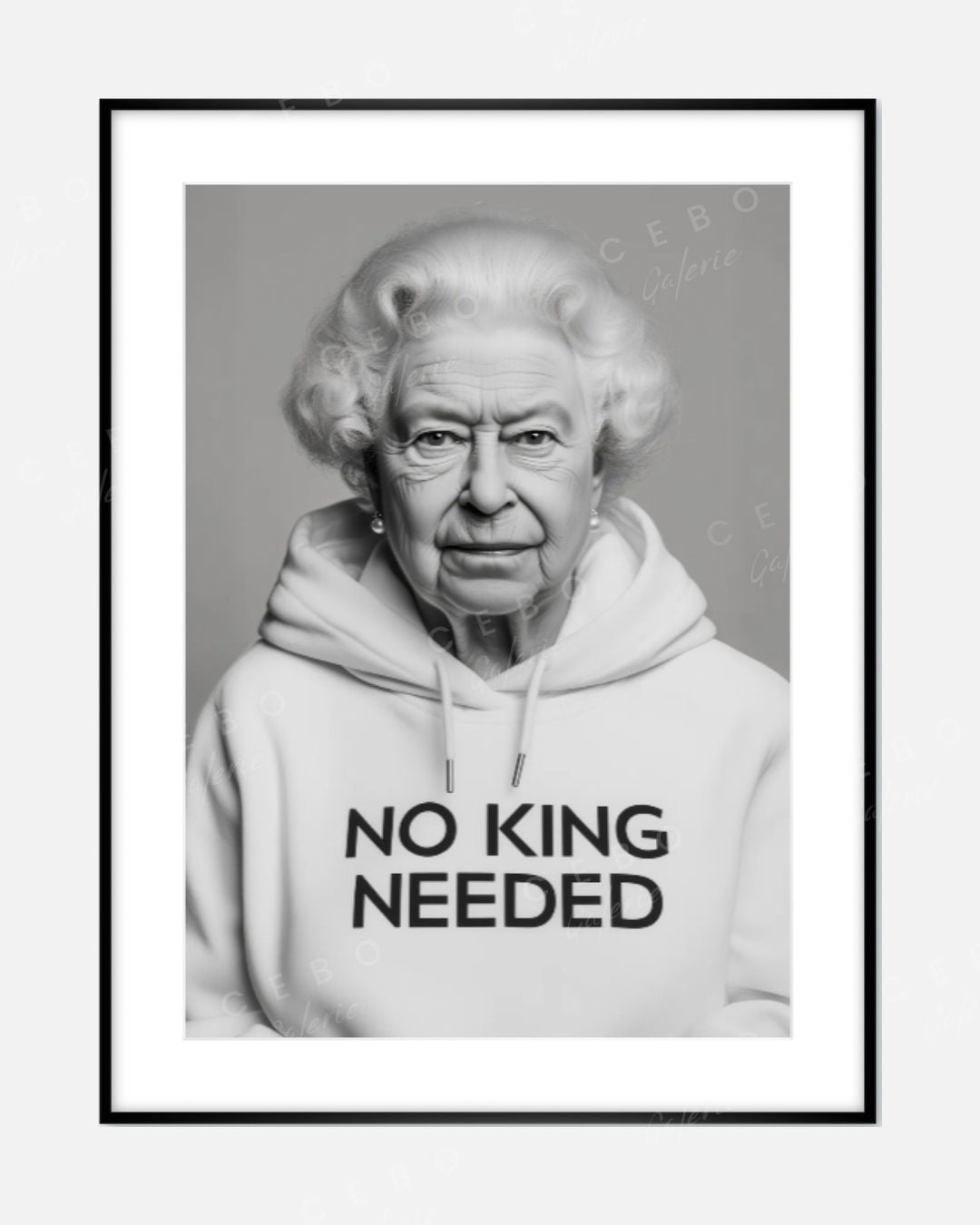Frame ‘NO KING NEEDED’