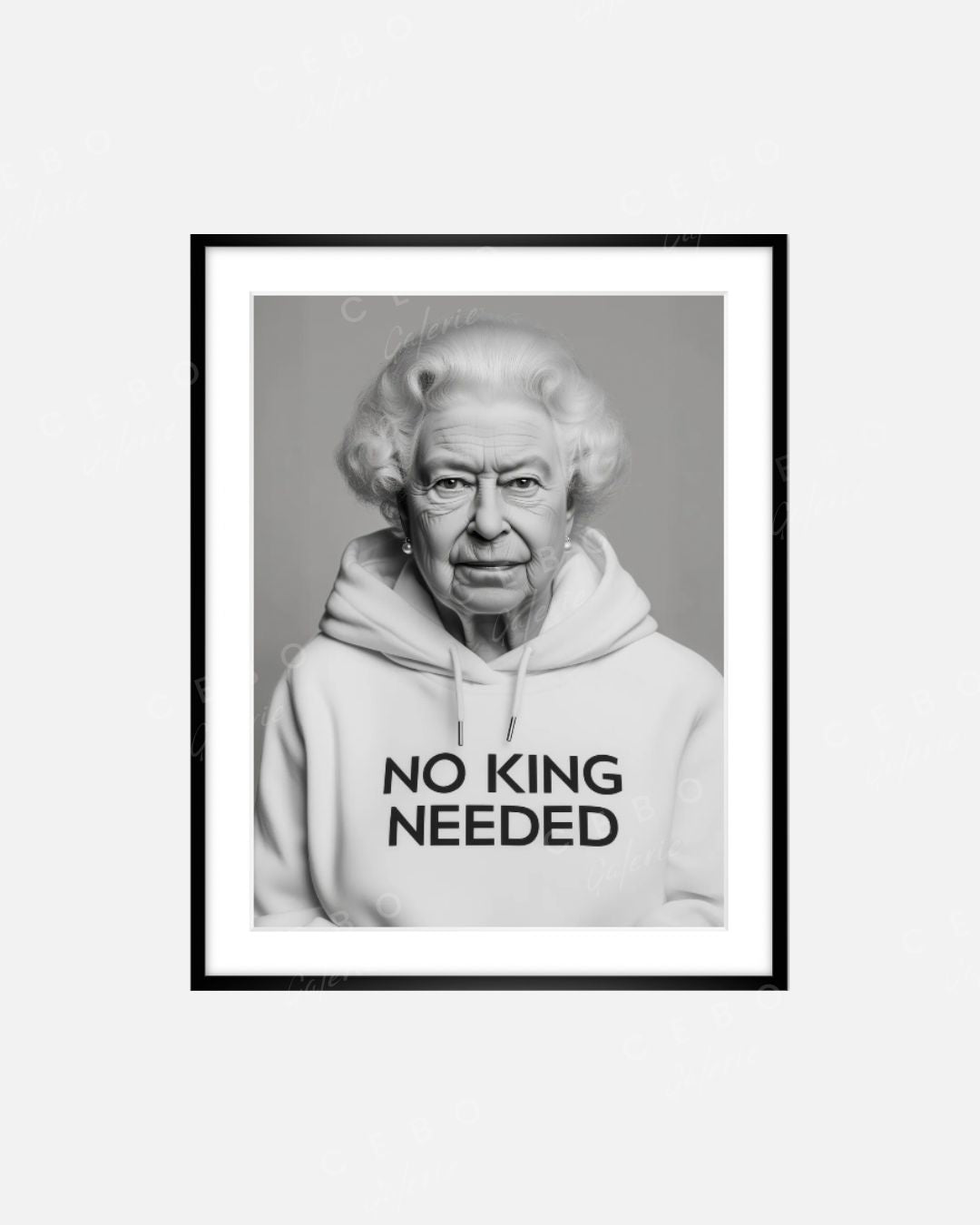 Frame ‘NO KING NEEDED’