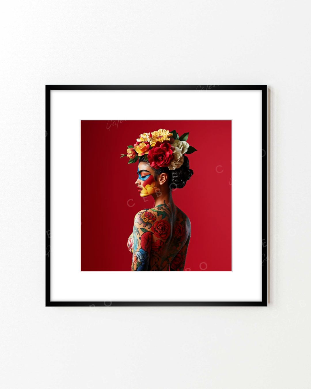 Cadre Rouge Frida