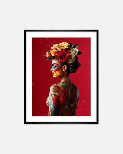 Cadre Rouge Frida
