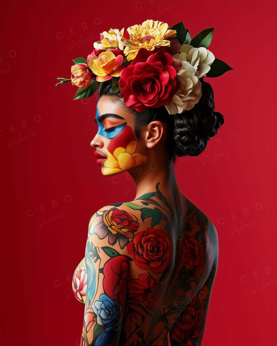 Cadre Rouge Frida