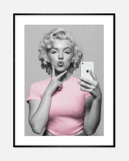 Cadre Selfie Marilyn