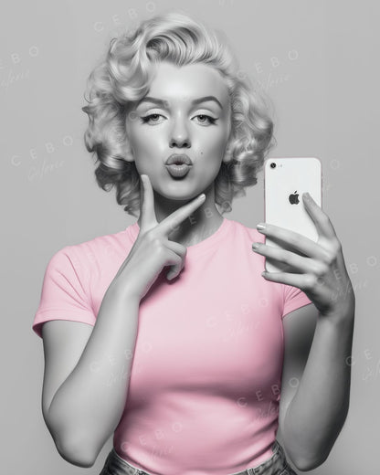Cadre Selfie Marilyn