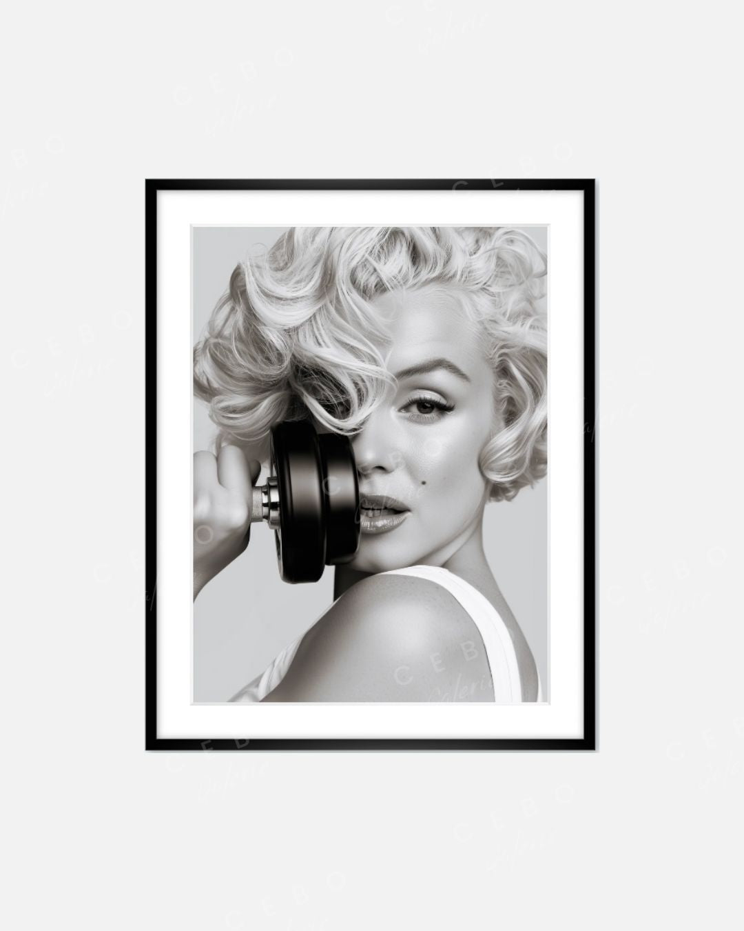 Gerahmter Kunstdruck „Strong Marilyn“