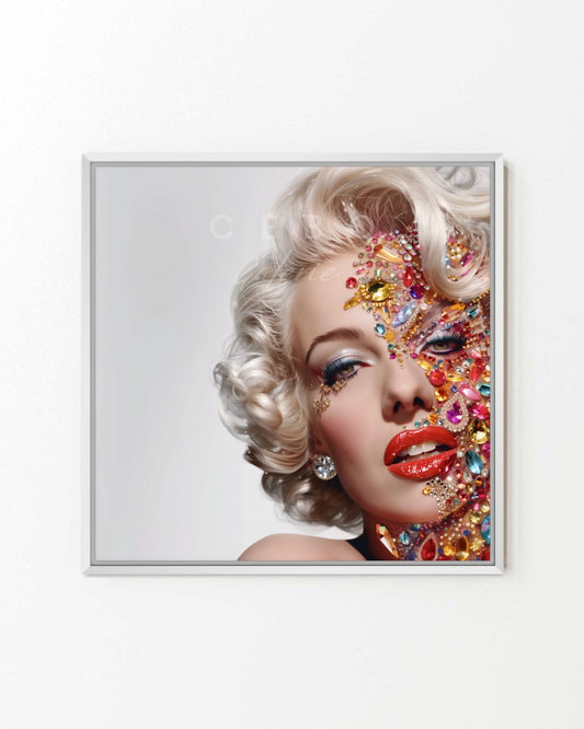 Marilyn's Diamonds Painting - Unique Copy
