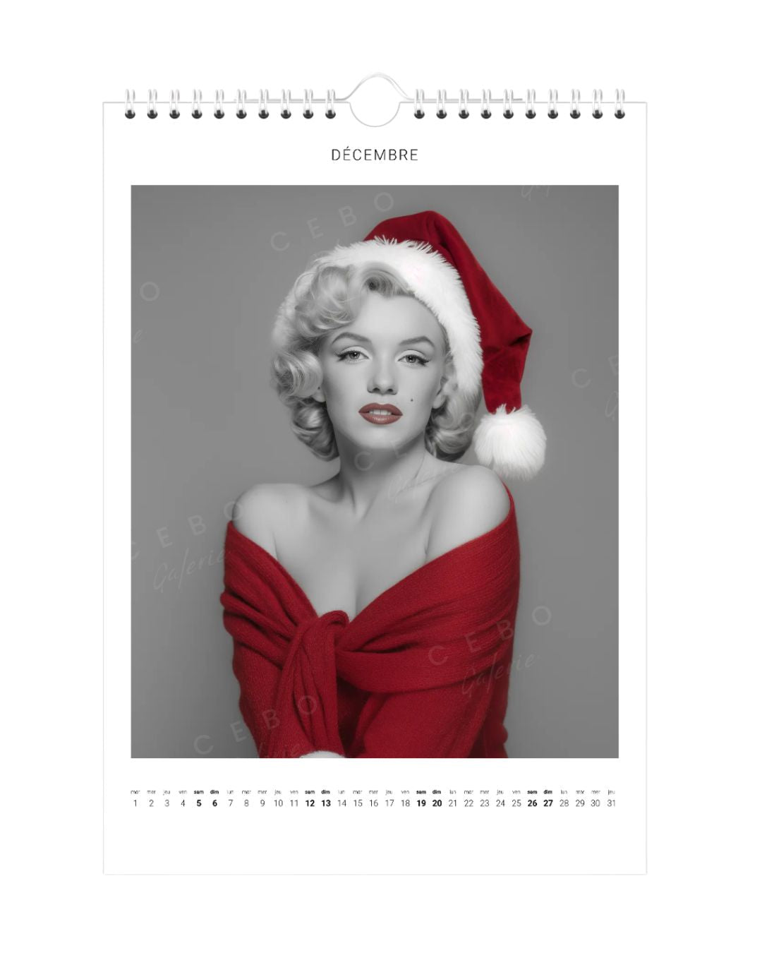 Calendrier 2026 “Marilyn Monroe”