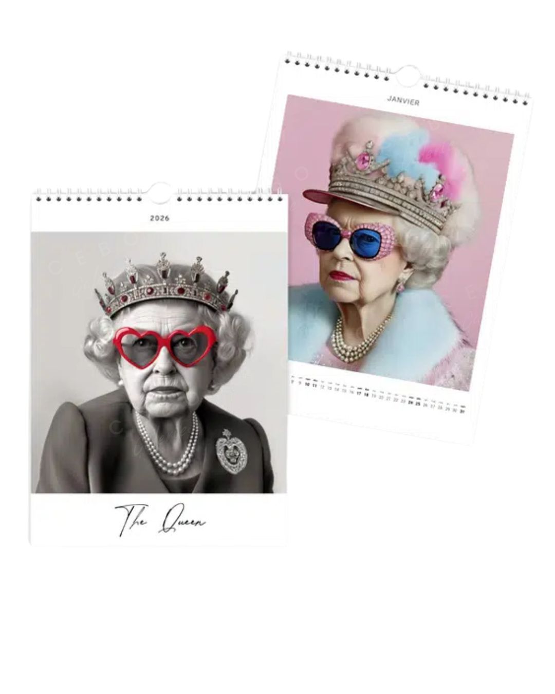 Calendrier 2026 “Reine Elisabeth II”