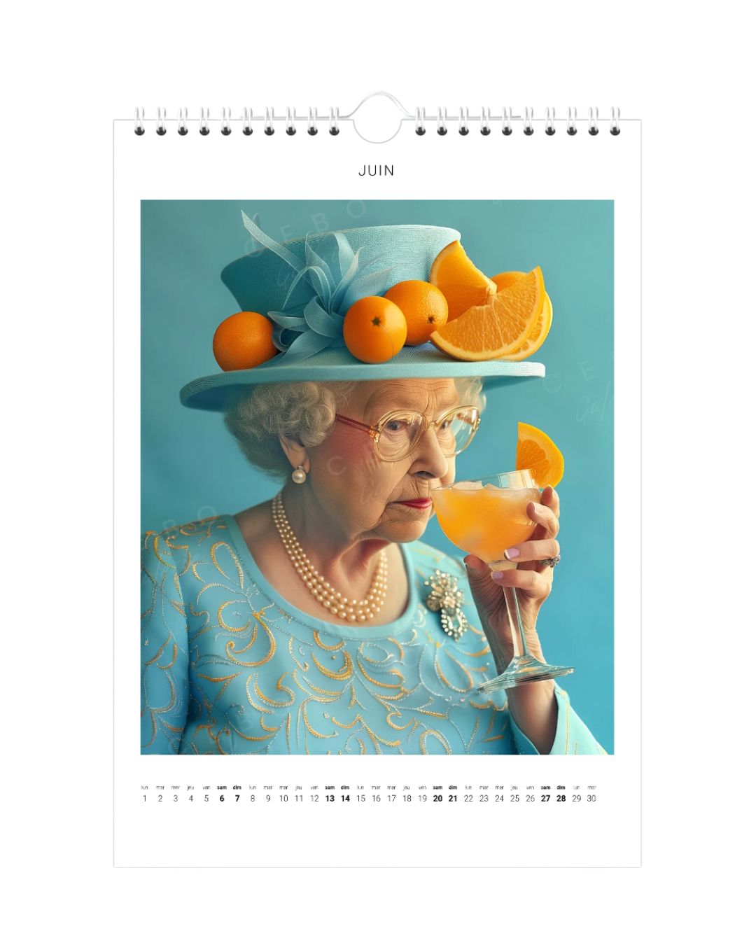 Calendrier 2026 “Reine Elisabeth II”