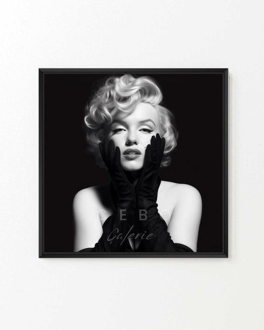 Glamour Marilyn Painting - Unique Copy