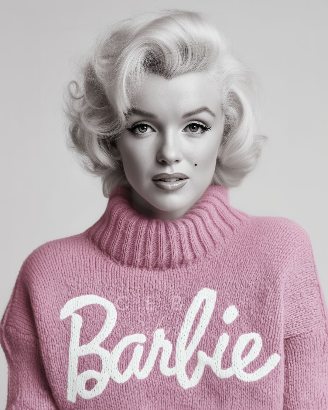 Barbie Marilyn Painting - Unique Copy