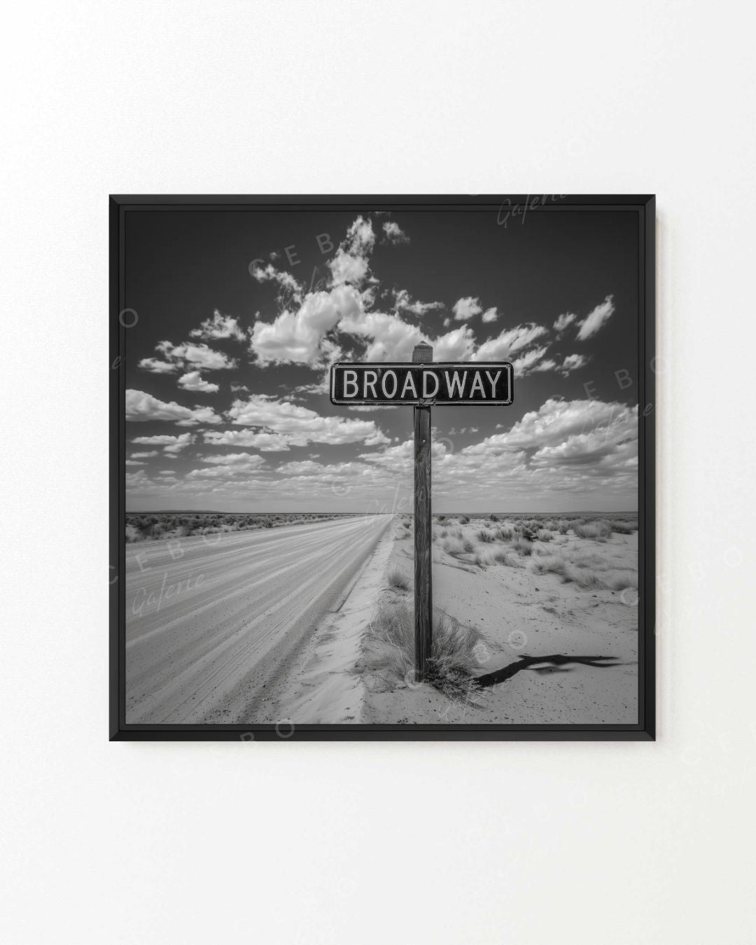 Tableau Broadway Desert - Exemplaire Unique