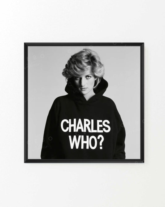 Tableau Charles Who? - Exemplaire Unique