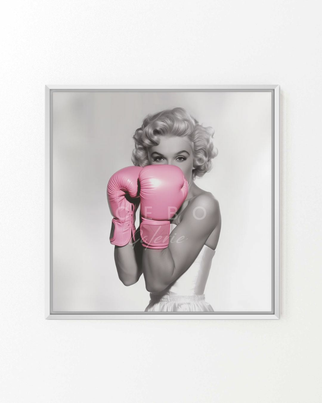 Marilyn Fight Painting - Unique Copy
