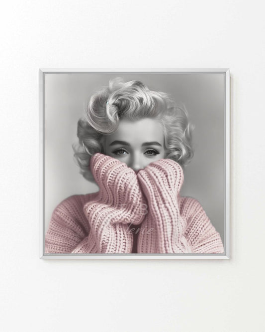 Cozy Marilyn 2 Painting - Unique Copy