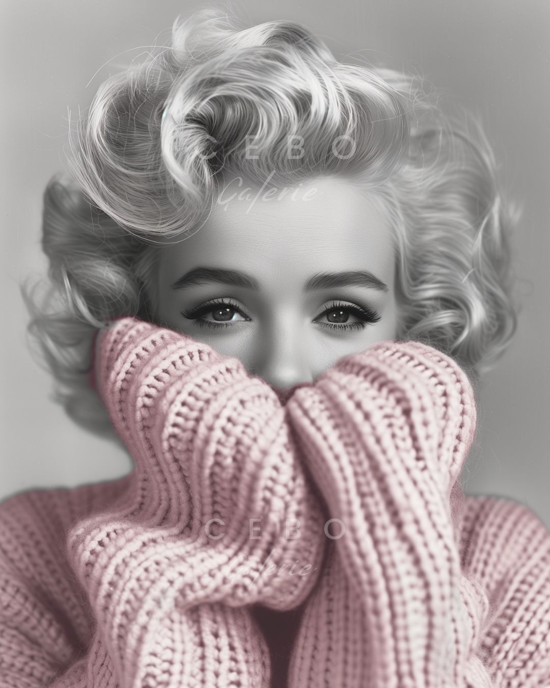 Cozy Marilyn 2 Painting - Unique Copy