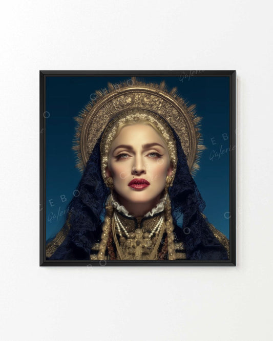 Tableau Divine Madonna - Exemplaire Unique